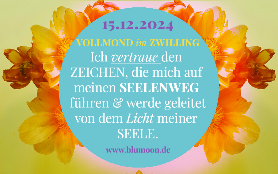 Vollmond Im Zwilling 15 12 2024 BLUMOON ASTROLOGIE