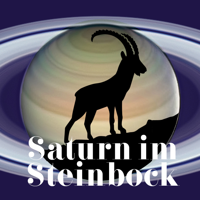 Saturn im Steinbock, Illustration und © Claudia Hohlweg für Blumoon