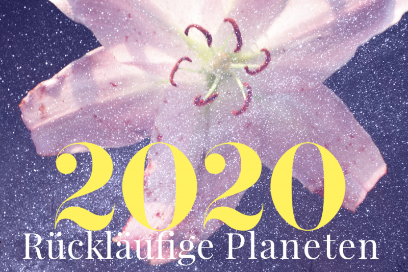 Illustration für die rückläufigen Planeten 2020