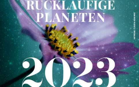 Rückläufige Planeten 2023, Artwork und © Claudia Hohlweg für Blumoon