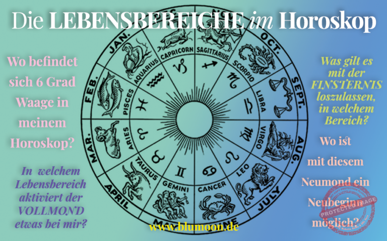 Die astrologischen Häuser & ihre Bedeutung BLUMOON ASTROLOGIE