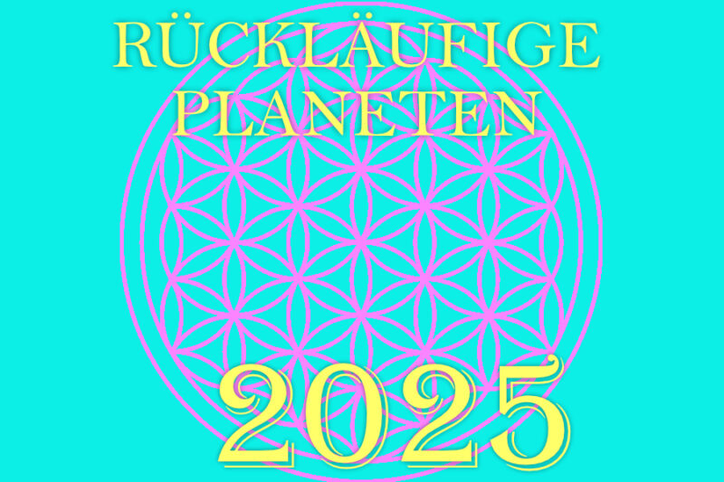 Rückläufige Planeten 2025, Artwork und © Claudia Hohlweg für BLUMOON