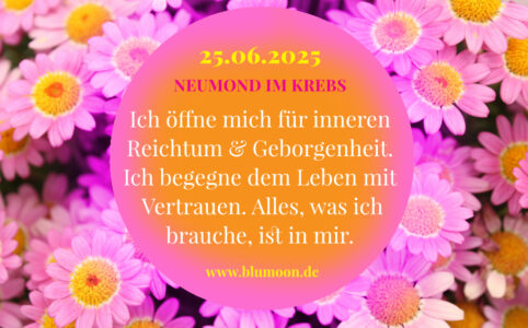2025 Neumond Krebs, Artwork und © Claudia Hohlweg für BLUMOON