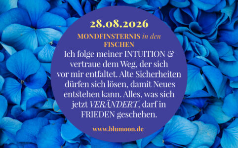 2026 2026 Mondfinsternis in Fische, Artwork und © Claudia Hohlweg für BLUMOON